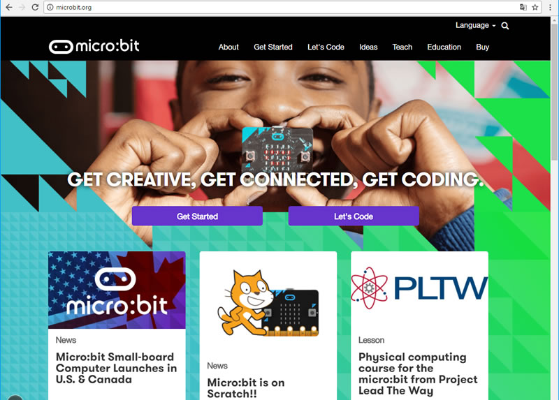 microbit.orgサイトイメージ
